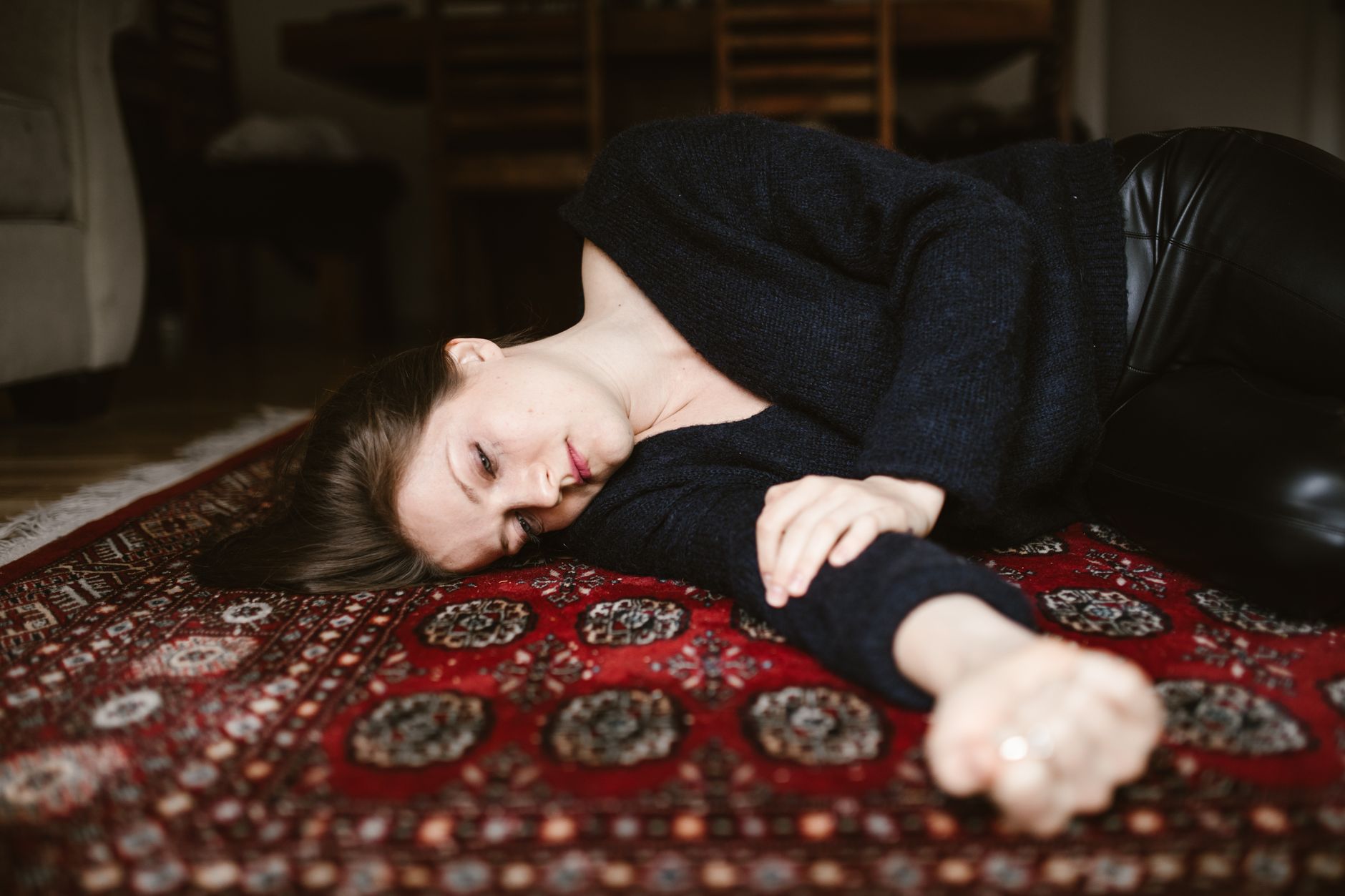 The Stretch That Only Happens on the Kitchen Floor - moving the body